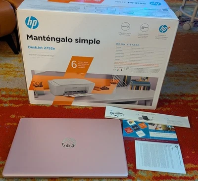 HP DESKJET 2752E PRINTER AND A HP TOUCH SCREEN 15 IN" LAPTOP COMPUTER, BRAND NEW - Image 1 of 4