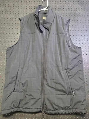 Ковбой легенда мужской XXL черный молнии с подкладкой пуховик жилет карман скрыть носить Western - Изображение 1 из 4