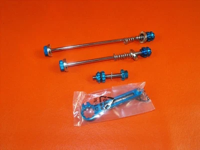 TRANZX Retro Vintage Fahrrad Schnellspanner Tranz-X eloxiert Diebstahlsicher NOS