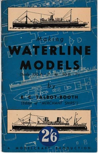 Making Waterline Models, E C Talbot-Booth - 1943 Paperback - Picture 1 of 3