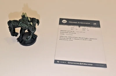 Miniatura D&D, Abyssal Eviscerator, Archidemonios #44, Dungeons and Dragons Foto 1 de 3