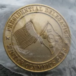2018 Pyeongchang Winter Olympic Presidential Delegation Pin - Bild 1 von 1