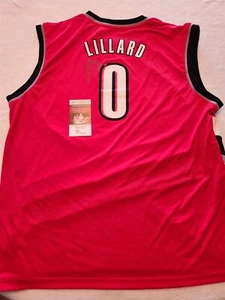 DAMIAN LILLARD signed TRAIL BLAZERS licensed jersey SIZE XXL JSA COA - Picture 1 of 4