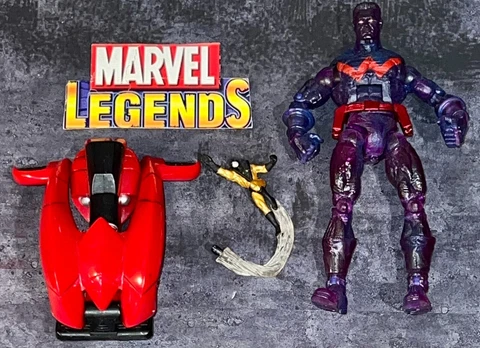 Marvel Legends Legendary Riders Toybiz Wonder Man Variant 6" Figure & Glider Lot Cover