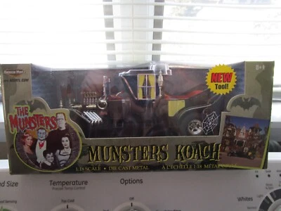 THE MUNSTERS KOACH 1:18 SCALE DIE CAST ERTL AMERICAN MUSCLE NEW IN BOX NEW TOOL! - Image 1 of 4