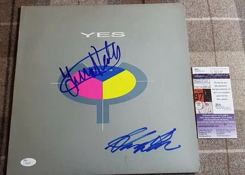SIGNED YES 90125 LP ALBUM BY ALAN WHITE & TREVOR RABIN JSA COA  *POST WORLDWIDE* Cover
