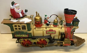 New Bright Holiday Express Santa Fe Engine 380 Animated Christmas Train 1995 - Picture 1 of 10