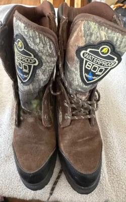 LaCrosse Youth Brawny MOBU 800G US size 4 Med Oil Resistant Camo boots insulated - Image 1 of 4