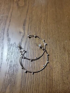 Kendra Scott Lety Hoop Earrings in Rose Gold with CZ Accents - Picture 1 of 6