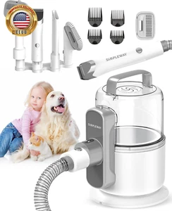 Dog Vacuum Grooming Kit for Shedding: Professional Hair Clippers Pet Groomer - S - Picture 1 of 9