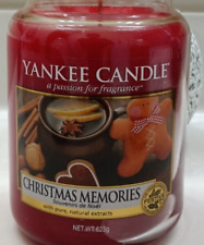 Yankee Candle Retired "CHRISTMAS MORNING" Large 22oz. ~ WHITE LABEL ~ RARE ~ NEW