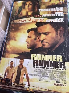 Double Sided Original Movie Posters ~ 27”x40” RUNNER RUNNER - Affleck/Timberlake - Picture 1 of 8