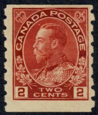 CANADA 1912 sc #127 - MINT HR Perf 10 Vert coil - scv $42.50  *Bay Stamps* - Image 1 of 2