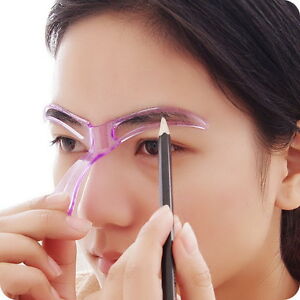 🌸 👀 DIY Pro Eyebrow Shaper Stencil Grooming Template Makeup Beauty Tool 👀 🌸