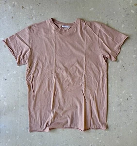 John Elliot Crewneck Tee Salmon Pink Size 2 - Picture 1 of 4