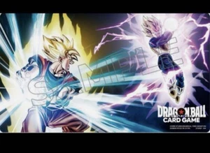 Official Dragon Ball Fusion World Playmat Son Goku Vs. Vegeta 01 - Picture 1 of 3