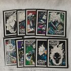 1992 Marvel Ghost Rider Complete Glow In The Dark Insert Card Set, #G1-G10 Nm-
