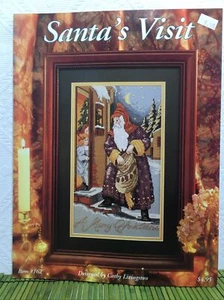 Santa's Visit Cross Stitch Pattern Just Cross Stitch Cathy Livingston #162 - Picture 1 of 3