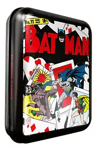 Cartamundi DC COMICS BATMAN #11 Playing Cards in Tin/Deck/Poker/Magic/Magician - Foto 1 di 1