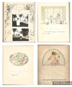 Vintage Old MORMON Baby Book Photos of ELIZABETH JANE BROWN LDS Church + Hair - Picture 1 of 15