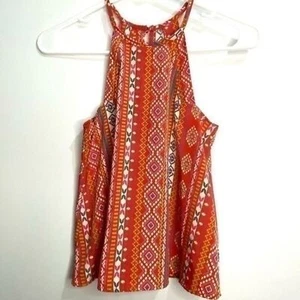 Kids girls Soprano size M 10/12 red high neck tank 395B7 - Picture 1 of 7