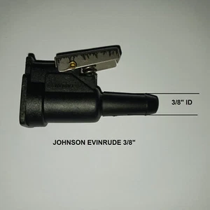 JOHNSON EVINRUDE OUTBOARD ENGINE FUEL CONNECTOR.3/8"ID FUEL LINE .NEW - Picture 1 of 1