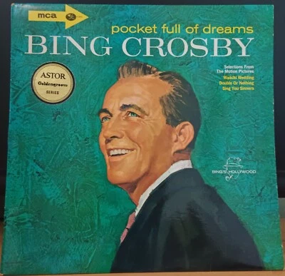 Bing Crosby ‎– Pocket Full Of Dreams - LP record excellent, cover VG+ - Image 1 of 3