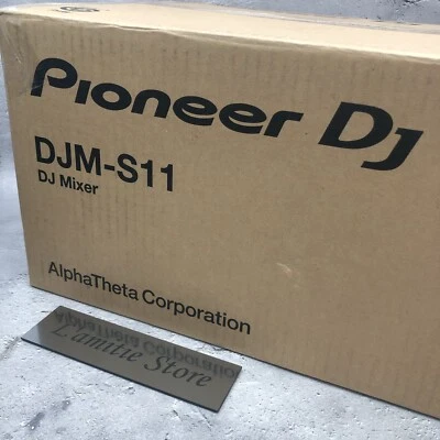Pioneer DJ DJM-S11 Professional 2-Channel Battle Mixer Analog DJMS11 Japan Black - Image 1 of 4
