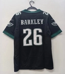 Saquon Barkley#26 Philly Eagles KID Jersey Black YOUTH Medium Stitched - Picture 1 of 2