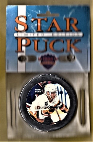 VANCOUVER CANUCKS PAVEL BURE LIMITED EDITION NHL STAR PUCK Cover