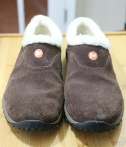 Merrell Encore Frost Kids Bracken Slip On Clogs Moc Shoes with Fleece Size 6 - Picture 1 of 6