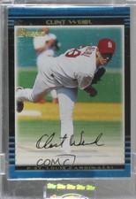 2002 Bowman Uncirculated Clint Weibl #240 Rookie RC