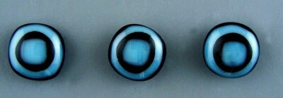 HANDMADE FUSED GLASS BUTTON - SET OF 3 - Image 1 of 4