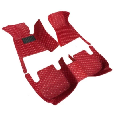 Forro delantero y trasero Alfombras Para Carro Cueros De Tapetes De Cuero Piel S - Изображение 1 из 4