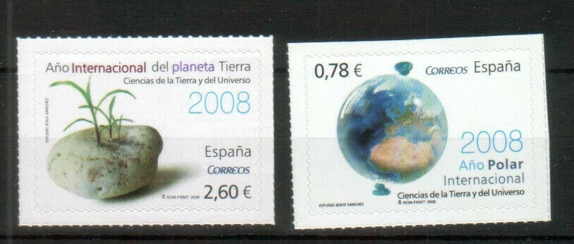 Ciencias de la Tierra y el Universo 2008** Edifil 4387-4388 MNH - Imagen 1 de 1