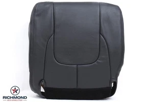 For 2002-2003 Dodge Ram 1500 Laramie -Driver Bottom Leather Seat Cover Dark Gray - Picture 1 of 14