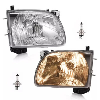 Par de faros para Toyota Tacoma 2001 2002 2003 2004 con bombillas lado izquierdo derecho Foto 1 de 4