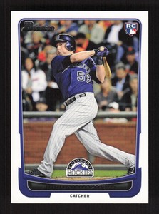2012  Bowman Jordan Pacheco RC #195 Colorado Rockies