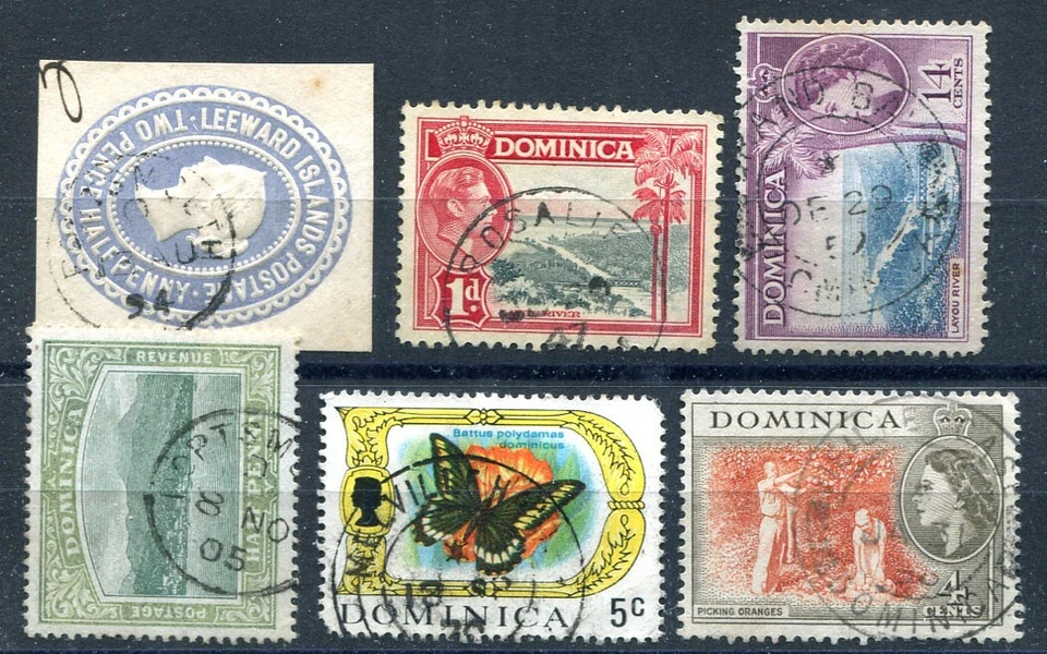 DOMINICA: (13359) GRAND BAY ETC POSTMARKS/CANCELS - Image 1 of 1