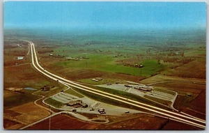 Vtg Youngstown OH Ohio Turnpike Mahoning Valley Service Plaza Unused Postcard - Picture 1 of 2
