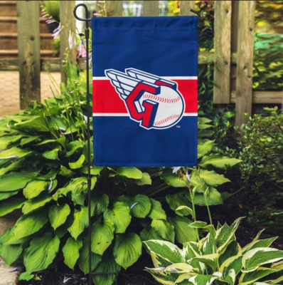CLEVELAND GUARDIANS 11.5" X 17.5" GARDEN FLAG / YARD BANNER - Image 1 of 4
