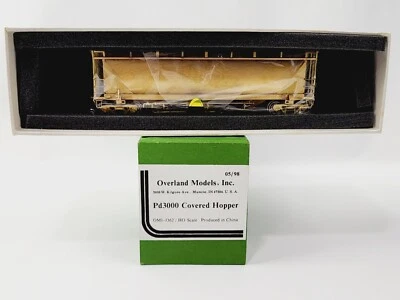 OVERLAND MODELS BRASS PD 3000 COVERED HOPPER OMI-3362 HO BEAUTIFUL #66 - Image 1 of 4