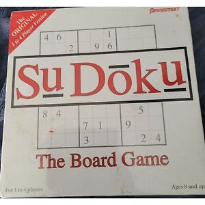 Sudoku The Board Game Pressman 2-4 Players Ages 8 & Up NIB