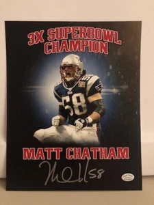 NEW ENGLAND PATRIOTS SIGNED AUTOGRAPHED 8"X10" PHOTO LOT 5 PLAYERS with COAs NEW - Picture 1 of 10