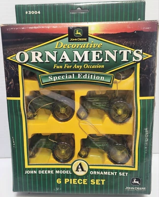 JOHN DEERE EDICIÓN ESPECIAL MODELO A 6 PIEZAS. JUEGO DE ADORNOS ***NUEVO EN CAJA*** Foto 1 de 3