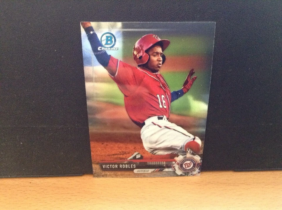 2017 Bowman Chrome Prospect Victor Robles Nationals #BCP-219 RC - Image 1 of 1