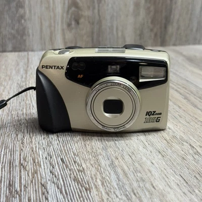 VTG PENTAX IQZoom 105G 35mm Film Camera w/ Panorama - Tested - Nice - SHIPS FAST - Image 1 of 4