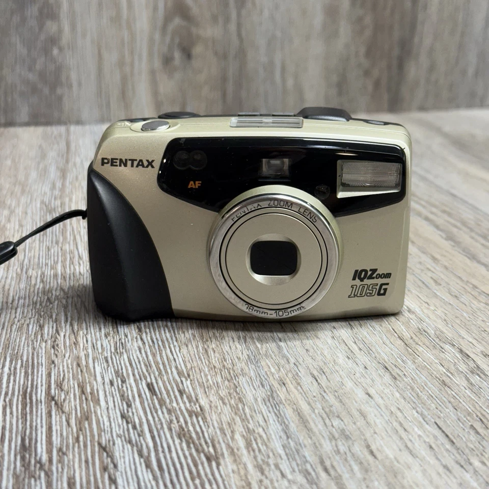 VTG PENTAX IQZoom 105G 35mm Film Camera w/ Panorama - Tested - Nice - SHIPS FAST - Image 1 of 4