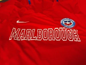 NIKE Chile Futbol Benjamin Kuscevic Jersey Soccer Futbol 31" Long By 21" Wide - Picture 1 of 13
