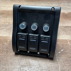 12V Allpa Schalttafel 3-Schalter Led Indikator Automatischen Sicherungen Boot - Picture 1 of 3